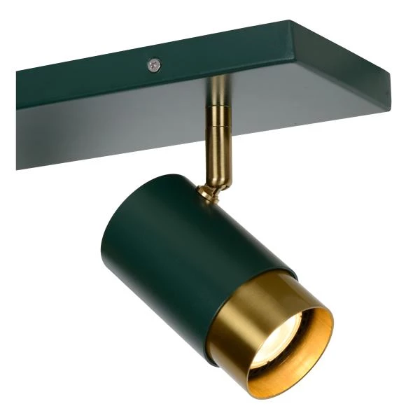 Lucide FLORIS - Ceiling spotlight - 2xGU10 - Green - detail 1